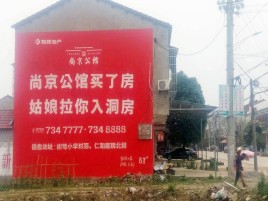 武功墙体广告在乡镇、农村市场的媒体优势
