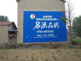 武功墙体广告在乡镇、农村市场的媒体优势