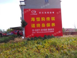 武功墙体广告影响褪色的因素
