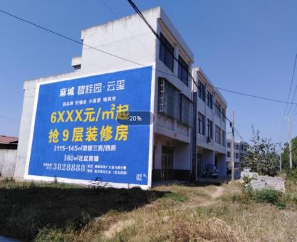 如何策划武功墙体广告的投放？