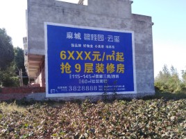 武功墙体广告的好处